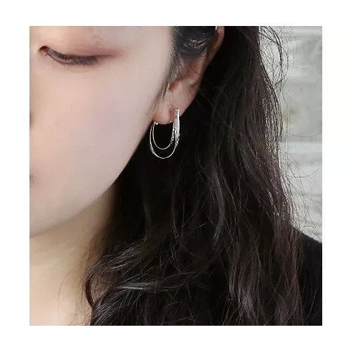 【コレカラ/collecala】のノンホール・梨地2連オーバル 樹脂イヤリング 人気、トレンドファッション・服の通販 founy(ファニー) 　ファッション　Fashion　レディースファッション　Fashion for Women　ジュエリー　Jewelry　ファッションリング　Fashion Rings　イヤリング・フープ・ドロップタイプ　Hoop, Drop & Clip Earrings　イヤリング　Earrings　オケージョン　Occasion Wear　オーバル　Oval Design　フォルム　Silhouette, Form　フープ　Hoop, Hoop Earrings　other-3|ID: prp329100003891439 ipo3291000000031303244