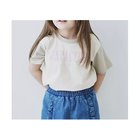 【ザ ショップ ティーケー/THE SHOP TK / KIDS】の【110-150】オーガビッツ配色コットンTシャツ グレージュ|ID: prp329100003891519 ipo3291000000028595345