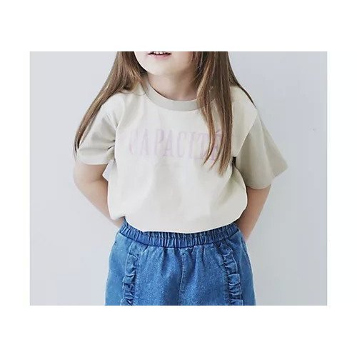 【ザ ショップ ティーケー/THE SHOP TK / KIDS】の【110-150】オーガビッツ配色コットンTシャツ インテリア・キッズ・メンズ・レディースファッション・服の通販 founy(ファニー) 　ファッション　Fashion　キッズファッション　KIDS　おすすめ　Recommend　グレージュ|ID: prp329100003891519 ipo3291000000028595345