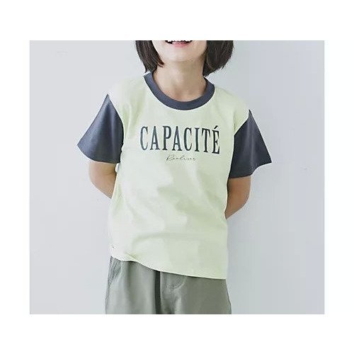 【ザ ショップ ティーケー/THE SHOP TK / KIDS】の【110-150】オーガビッツ配色コットンTシャツ インテリア・キッズ・メンズ・レディースファッション・服の通販 founy(ファニー) 　ファッション　Fashion　キッズファッション　KIDS　おすすめ　Recommend　ライトイエロー|ID: prp329100003891519 ipo3291000000028595347