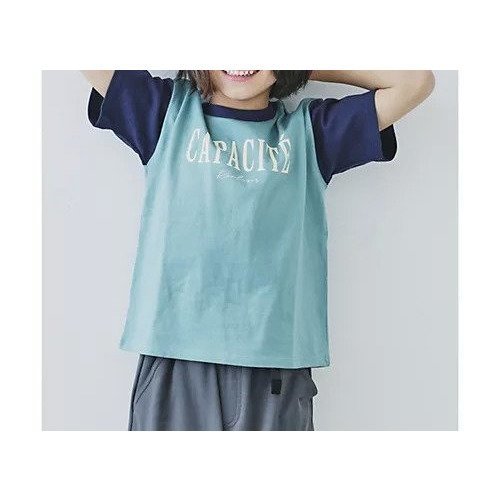 【ザ ショップ ティーケー/THE SHOP TK / KIDS】の【110-150】オーガビッツ配色コットンTシャツ インテリア・キッズ・メンズ・レディースファッション・服の通販 founy(ファニー) https://founy.com/ ファッション Fashion キッズファッション KIDS おすすめ Recommend |ID: prp329100003891519 ipo3291000000028908940