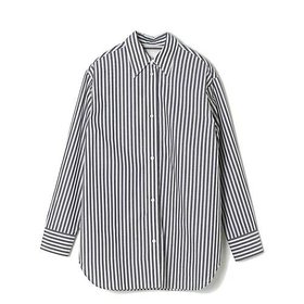 【スタジオ ニコルソン/STUDIO NICHOLSON】のストライプオーバーシャツ 人気、トレンドファッション・服の通販 founy(ファニー) ファッション Fashion レディースファッション Fashion for Women トップス・カットソー Cut & Sew Tops シャツ・ブラウス・オフィスカジュアル Elegant Blouses & Button-Ups ストライプ Stripe, Striped Pattern リラックス Relax, Relaxed Fit 人気 Popular, Best Seller 洗える Machine Washable |ID:prp329100003894196