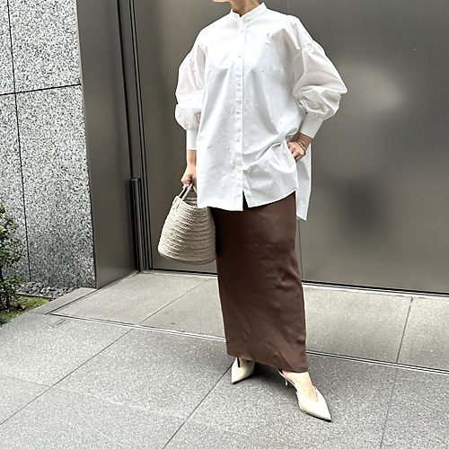 【エクラ/eclat】の【村山佳世子さん別注】ボウタイつきボリュームブラウス 人気、トレンドファッション・服の通販 founy(ファニー) 　ファッション　Fashion　レディースファッション　Fashion for Women　トップス・カットソー　Cut & Sew Tops　シャツ・ブラウス・オフィスカジュアル　Elegant Blouses & Button-Ups　ロング　Long, Long-Length　別注　Limited Edition, Custom Order　洗える　Machine Washable　other-3|ID: prp329100003894197 ipo3291000000032271791