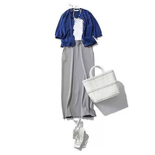 【イーバイエクラ/E by eclat】の【コラボ】リブIラインスカート 人気、トレンドファッション・服の通販 founy(ファニー) 　ファッション　Fashion　レディースファッション　Fashion for Women　スカート　Skirts　カーディガン　Cardigan, Knitwear　コラボ　Collaboration, Collab　ロング　Long, Long-Length　other-3|ID: prp329100003894219 ipo3291000000034954899