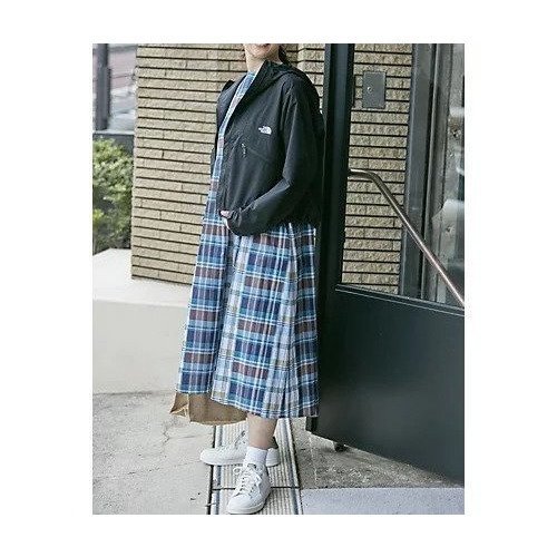 【トゥエルブクローゼット/12closet】の【洗える】裾ゆれドビーチェックマキシワンピース 人気、トレンドファッション・服の通販 founy(ファニー) 　ファッション　Fashion　レディースファッション　WOMEN　ワンピース　Dress　マキシワンピース　Maxi Dress　チェック　Check　パッチワーク　Patchwork　ヴィンテージ　Vintage　洗える　Washable　other-3|ID: prp329100003894237 ipo3291000000031303203