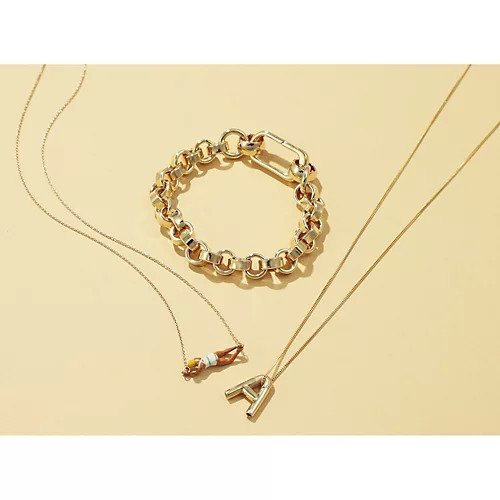 【ローラロンバルディ/LAURA LOMBARDI】のCARLA BRACELET 人気、トレンドファッション・服の通販 founy(ファニー) 　ファッション　Fashion　レディースファッション　Fashion for Women　ジュエリー　Jewelry　チェーン＆カフブレスレット　Cuff & Chain Bracelets　ジュエリー　Jewelry, Accessories　チェーン　Chain, Chain Strap　ブレスレット　Bracelet, Wristband　ヴィンテージ　Vintage Style　other-3|ID: prp329100003894308 ipo3291000000032537021