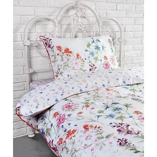 【ローラアシュレイホーム/LAURA ASHLEY HOME / GOODS】の【キング】ワイルドメドウ柄 掛け布団カバー インテリア・キッズ・メンズ・レディースファッション・服の通販 founy(ファニー) https://founy.com/ パイピング Piping フラワー Flower プリント Print ポーチ Pouch リネン Linen 巾着 Purse |ID: prp329100003895676 ipo3291000000029589489