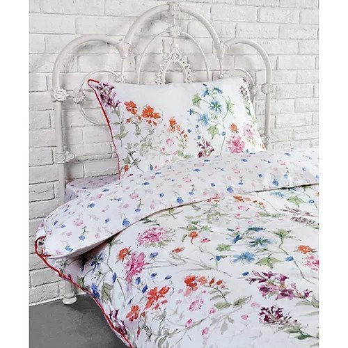 【ローラアシュレイホーム/LAURA ASHLEY HOME / GOODS】の【クイーン】ワイルドメドウ柄 掛け布団カバー インテリア・キッズ・メンズ・レディースファッション・服の通販 founy(ファニー) https://founy.com/ パイピング Piping フラワー Flower プリント Print ポーチ Pouch リネン Linen 巾着 Purse |ID: prp329100003895677 ipo3291000000029589497