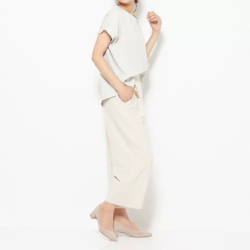 【イーバイエクラ/E by eclat】の接触冷感コクーンブラウス 人気、トレンドファッション・服の通販 founy(ファニー) 　ファッション　Fashion　レディースファッション　Fashion for Women　トップス・カットソー　Cut & Sew Tops　シャツ・ブラウス・オフィスカジュアル　Elegant Blouses & Button-Ups　洗える　Machine Washable　other-3|ID: prp329100003899311 ipo3291000000031295094