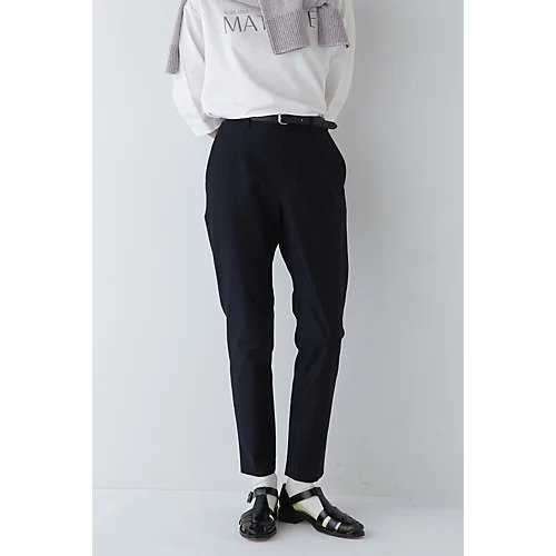 【ヒューマンウーマン/HUMAN WOMAN】の2WAYスリムテーパードパンツ インテリア・キッズ・メンズ・レディースファッション・服の通販 founy(ファニー) 　ファッション　Fashion　レディースファッション　WOMEN　パンツ　Pants　おすすめ　Recommend　ストレッチ　Stretch　スリム　Slim　ボトム　Bottom　定番　Standard　ネイビー|ID: prp329100003899355 ipo3291000000030966619