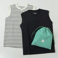 【トゥエルブクローゼット/12closet】の【洗える】大人に似合う・巾着つき USAコットンノースリーブTシャツ(2枚入り) 人気、トレンドファッション・服の通販 founy(ファニー) ファッション Fashion レディースファッション Fashion for Women トップス・カットソー Cut & Sew Tops キャミソール&ノースリーブ Camisoles & Sleeveless Tops シャツ・ブラウス・オフィスカジュアル Elegant Blouses & Button-Ups ロングTシャツ・Tシャツ Longline T-Shirts & Tees キャミソール Camisole, Spaghetti Strap Top ギンガム Gingham, Gingham Fabric チェック Check, Plaid, Tartan ノースリーブ Sleeveless, No-Sleeve バランス Balance, Style Balance ボーダー Border, Stripe エレガント 上品 Elegant 人気 Popular, Best Seller 今季 This Season, Current Season 定番 Standard, Basic Item 巾着 Drawstring Bag, Kinchaku 洗える Machine Washable |ID:prp329100003901683