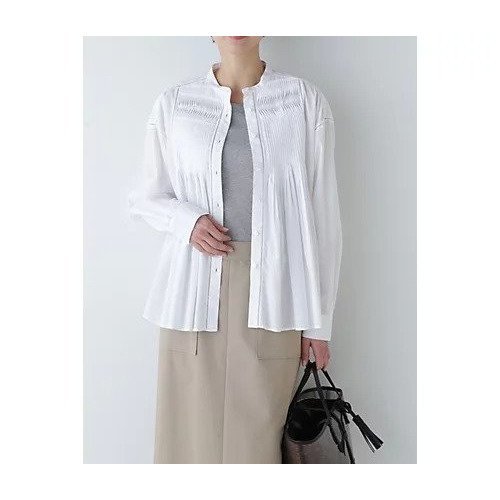 【ヒューマンウーマン/HUMAN WOMAN】のインド綿ピンタックブラウス インテリア・キッズ・メンズ・レディースファッション・服の通販 founy(ファニー) https://founy.com/ ファッション Fashion レディースファッション Fashion for Women トップス・カットソー Cut & Sew Tops シャツ・ブラウス・オフィスカジュアル Elegant Blouses & Button-Ups おすすめ Recommended / Our Picks イエロー Yellow インド Indian Textile スタンダード Standard, Basic レース Lace, Lace Fabric |ID: prp329100003901699 ipo3291000000031561995
