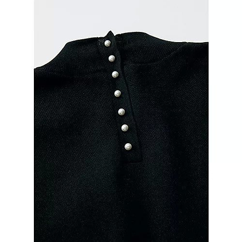 【トゥエルブクローゼット/12closet】の【コラボ】【洗える】後ろパールボタンモックネックニット 人気、トレンドファッション・服の通販 founy(ファニー) 　ファッション　Fashion　レディースファッション　Fashion for Women　トップス・カットソー　Cut & Sew Tops　ニット　Knit Tops & Sweaters　コラボ　Collaboration, Collab　セットアップ　Set-Up, Coordinated Outfit　パール　Pearl, Pearl Accent　洗える　Machine Washable　other-3|ID: prp329100003901701 ipo3291000000035852129