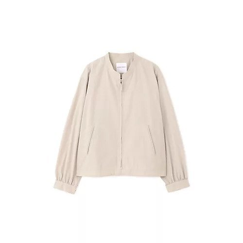【ヒューマンウーマン/HUMAN WOMAN】のノーカラーショートブルゾン 人気、トレンドファッション・服の通販 founy(ファニー) 　ファッション　Fashion　レディースファッション　WOMEN　アウター　Coat Outerwear　ブルゾン　Blouson/Jackets　おすすめ　Recommend　ショート　Short　シンプル　Simple　ジャケット　Jacket　スタンダード　Standard　ブルゾン　Blouson　ベーシック　Basic　ボトム　Bottom　ワッシャー　Washer　定番　Standard　軽量　Lightweight　other-2|ID: prp329100003901844 ipo3291000000032124894