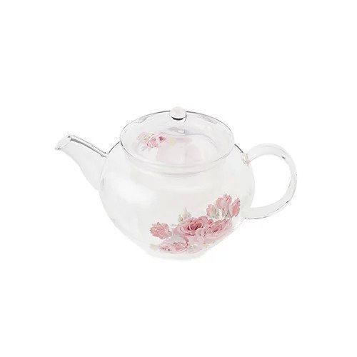 【ローラアシュレイホーム/LAURA ASHLEY HOME / GOODS】のクチュール ローズ柄 耐熱ガラスティーポット(茶漉し付き) インテリア・キッズ・メンズ・レディースファッション・服の通販 founy(ファニー) https://founy.com/ おすすめ Recommend ガラス Glass スマート Smart プリント Print ローズ Rose |ID: prp329100003905190 ipo3291000000029589660