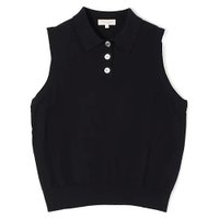 【デミーリー/DEMYLEE】のAYANA TOP 人気、トレンドファッション・服の通販 founy(ファニー) ファッション Fashion レディースファッション WOMEN ワンピース Dress クラシック Classic スリム Slim ノースリーブ No Sleeve フィット Fit ポロシャツ Polo Shirt 洗える Washable |ID:prp329100003907774