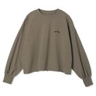 【スアデオ/suadeo】のフロッキーロゴプリントロングTシャツ 人気、トレンドファッション・服の通販 founy(ファニー) ファッション Fashion レディースファッション WOMEN トップス・カットソー Tops/Tshirt シャツ/ブラウス Shirts/Blouses ロング / Tシャツ T-Shirts スリーブ Sleeve バランス Balance ビッグ Big ロング Long 洗える Washable thumbnail カーキ|ID: prp329100003907780 ipo3291000000026929910