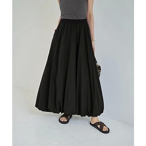 【スタイルデリ/STYLE DELI】の【LUXE】マットタフタロングバルーンスカート 人気、トレンドファッション・服の通販 founy(ファニー) 　ファッション　Fashion　レディースファッション　Fashion for Women　スカート　Skirts　春　Spring　くるぶし　Ankle-Length　ギャザー　Gathered, Ruffled　シンプル　Simple, Minimal　スリット　Slit, Slit Detail　センター　Center, Center Line　定番　Standard, Basic Item　バルーン　Balloon, Balloon Silhouette　パターン　Pattern, Design Print　フィット　Fit, Slim Fit　フレア　Flare, Flared　ポケット　Pocket, Pocket Detail　ループ　Loop, Loop Knit　ロング　Long, Long-Length　冬　Winter / This Winter　A/W・秋冬　Autumn/Winter　S/S・春夏　SS, Spring/Summer, Warm Season　夏　Summer　other-3|ID: prp329100003908920 ipo3291000000033328282