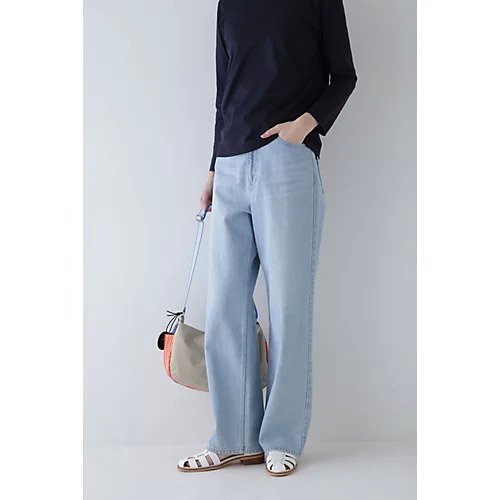 【ヒューマンウーマン/HUMAN WOMAN】のセミワイドデニム インテリア・キッズ・メンズ・レディースファッション・服の通販 founy(ファニー) https://founy.com/ ファッション Fashion レディースファッション WOMEN おすすめ Recommend スタンダード Standard デニム Denim トレンド Trend 定番 Standard |ID: prp329100003908939 ipo3291000000030966624