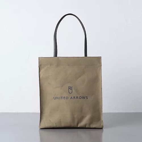 【ユナイテッドアローズ/UNITED ARROWS】のロゴ トートバッグ M インテリア・キッズ・メンズ・レディースファッション・服の通販 founy(ファニー) 　ファッション　Fashion　レディースファッション　WOMEN　バッグ　Bag　ポケット　Pocket　エレガント 上品　Elegant　ビジネス 仕事 通勤　Business　OLIVE|ID: prp329100003910448 ipo3291000000026750721