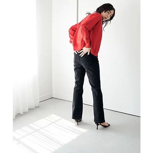 【マージュール/marjour】のSTRETCH BLACK DENIM 人気、トレンドファッション・服の通販 founy(ファニー) 　ファッション　Fashion　レディースファッション　Fashion for Women　シューズ　Shoes, Footwear　ストレッチ　Stretch, Stretchy Fabric　スニーカー　Sneakers, Trainers　スリム　Slim, Slim Fit　デニム　Denim, Jeans Material　フラット　Flat, Flat Shoes　フレア　Flare, Flared　おすすめ　Recommended / Our Picks　other-2|ID: prp329100003912913 ipo3291000000031255271