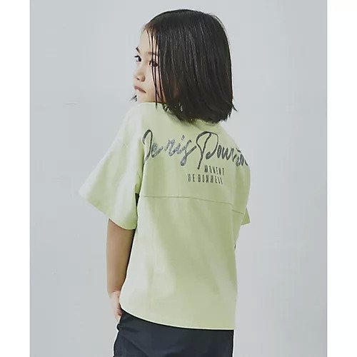 【ザ ショップ ティーケー/THE SHOP TK / KIDS】の【110-150】オーガビッツコットンバックプリントTシャツ インテリア・キッズ・メンズ・レディースファッション・服の通販 founy(ファニー) 　ファッション　Fashion　キッズファッション　KIDS　おすすめ　Recommend　グリッター　Glitter　シンプル　Simple　スマート　Smart　ポケット　Pocket　ライトグリーン|ID: prp329100003914489 ipo3291000000028908938