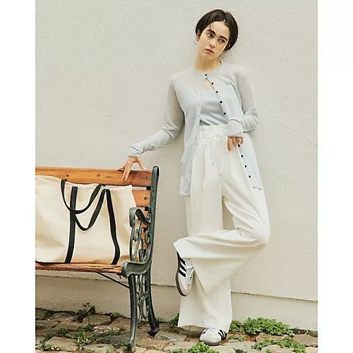 【スアデオ/suadeo】の涼感タック入りワイドパンツ 人気、トレンドファッション・服の通販 founy(ファニー) 　ファッション　Fashion　レディースファッション　WOMEN　パンツ　Pants　洗える　Washable　ギャザー　Gather　吸水　Water Absorption　ストレッチ　Stretch　スポーツ　Sports　ドローコード　Draw Cord　フリル　Frills　ワイド　Wide　夏　Summer　エレガント 上品　Elegant　other-3|ID: prp329100003917530 ipo3291000000032273692