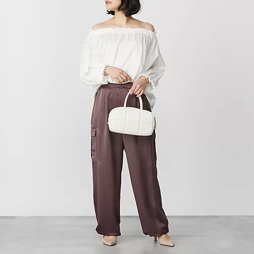 【エムセブンデイズ/M7days】の【コラボ】コットンギャザーカットソー 人気、トレンドファッション・服の通販 founy(ファニー) 　ファッション　Fashion　レディースファッション　Fashion for Women　トップス・カットソー　Cut & Sew Tops　カットソー・ベーシックTシャツ　Cut-and-Sewn Tops / Stretch Tees & Basics　カットソー　Cut and Sewn Top　ギャザー　Gathered, Ruffled　コラボ　Collaboration, Collab　洗える　Machine Washable　other-2|ID: prp329100003920084 ipo3291000000031302907