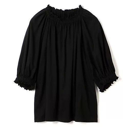 【エムセブンデイズ/M7days】の【コラボ】コットンギャザーカットソー 人気、トレンドファッション・服の通販 founy(ファニー) 　ファッション　Fashion　レディースファッション　Fashion for Women　トップス・カットソー　Cut & Sew Tops　カットソー・ベーシックTシャツ　Cut-and-Sewn Tops / Stretch Tees & Basics　カットソー　Cut and Sewn Top　ギャザー　Gathered, Ruffled　コラボ　Collaboration, Collab　洗える　Machine Washable　 other-1|ID: prp329100003920084 ipo3291000000032633980