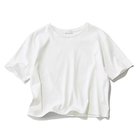 【エムセブンデイズ/M7days】の【松村純子さんコラボ】クロップト大人Tシャツ ホワイト|ID: prp329100003920085 ipo3291000000035913795