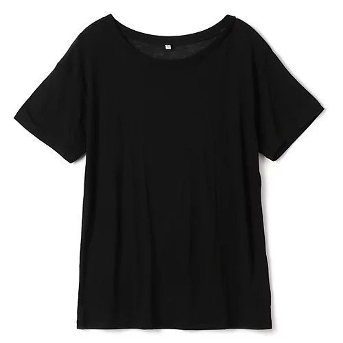 【ベースレンジ/Baserange】のLOOSE TEE インテリア・キッズ・メンズ・レディースファッション・服の通販 founy(ファニー) 　ファッション　Fashion　レディースファッション　WOMEN　フィット　Fit　フェミニン　Feminine　フレア　Flare　レギュラー　Regular　洗える　Washable　Black|ID: prp329100003920089 ipo3291000000028143516