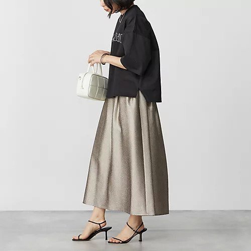 【エムセブンデイズ/M7days】の【コラボ】ジャカード華スカート 人気、トレンドファッション・服の通販 founy(ファニー) 　ファッション　Fashion　レディースファッション　Fashion for Women　スカート　Skirts　ギャザー　Gathered, Ruffled　コラボ　Collaboration, Collab　サテン　Satin, Glossy Fabric　ジャカード／ジャガード　Jacquard, Woven Pattern　リュクス　Luxury, Elegant, High-End, Chic　夏　Summer　春　Spring　S/S・春夏　SS, Spring/Summer, Warm Season　other-2|ID: prp329100003920156 ipo3291000000034954936