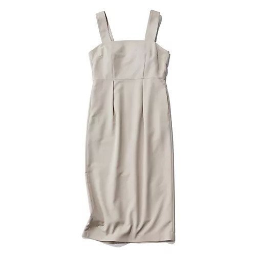 【エムセブンデイズ/M7days】の【コラボ】腰高ジャンパースカート インテリア・キッズ・メンズ・レディースファッション・服の通販 founy(ファニー) 　ファッション　Fashion　レディースファッション　Fashion for Women　スカート　Skirts　コラボ　Collaboration, Collab　ジャケット　Jacket, Outerwear　セットアップ　Set-Up, Coordinated Outfit　ビスチェ　Bustier, Corset Top　洗える　Machine Washable　ベージュ|ID: prp329100003920196 ipo3291000000034942130