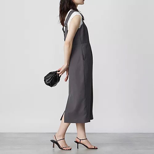 【エムセブンデイズ/M7days】の【コラボ】腰高ジャンパースカート 人気、トレンドファッション・服の通販 founy(ファニー) 　ファッション　Fashion　レディースファッション　Fashion for Women　スカート　Skirts　コラボ　Collaboration, Collab　ジャケット　Jacket, Outerwear　セットアップ　Set-Up, Coordinated Outfit　ビスチェ　Bustier, Corset Top　洗える　Machine Washable　other-2|ID: prp329100003920196 ipo3291000000034942131