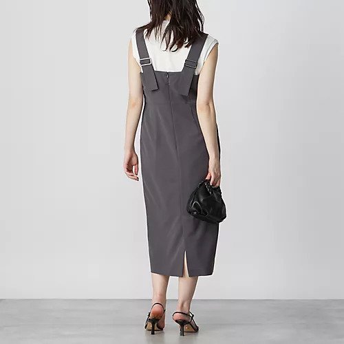 【エムセブンデイズ/M7days】の【コラボ】腰高ジャンパースカート 人気、トレンドファッション・服の通販 founy(ファニー) 　ファッション　Fashion　レディースファッション　Fashion for Women　スカート　Skirts　コラボ　Collaboration, Collab　ジャケット　Jacket, Outerwear　セットアップ　Set-Up, Coordinated Outfit　ビスチェ　Bustier, Corset Top　洗える　Machine Washable　other-3|ID: prp329100003920196 ipo3291000000034942133