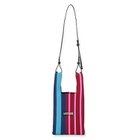 【ラストフレーム/LASTFRAME】のRANDOM STRIPE MARKET BAG SMALL BORDEAUX x NEON PINK|ID: prp329100003920212 ipo3291000000027524741