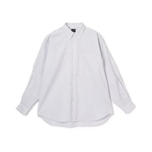 【ダイワ ピアサーティーナイン/DAIWA PIER39 / MEN】のTECH BUTTON DOWN SHIRT L/S STRIPE インテリア・キッズ・メンズ・レディースファッション・服の通販 founy(ファニー) 　ファッション　Fashion　メンズファッション　MEN　2024年　2024　2024春夏・S/S　Ss,Spring/Summer,2024　シンプル　Simple　パッチ　Patch　プリーツ　Pleats　ポケット　Pocket　ミリタリー　Military　モバイル　Mobile　GRAY|ID: prp329100003921684 ipo3291000000028217944