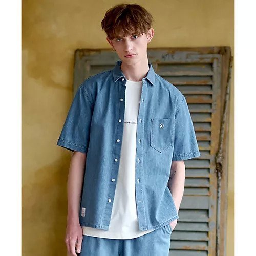 【ドレステリア/DRESSTERIOR / MEN】の【セットアップ可】【ロングセラー】ライトデニムシャツ 人気、トレンドファッション・服の通販 founy(ファニー) 　ファッション　Fashion　メンズファッション　MEN　セットアップ　Setup/Men　セットアップ　Set Up　デニム　Denim　ポケット　Pocket　リラックス　Relax　ワーク　Work　ヴィンテージ　Vintage　エレガント 上品　Elegant　 other-1|ID: prp329100003922540 ipo3291000000029398191