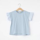 【シューラルー/SHOO LA RUE / KIDS】の【110-140cm】袖ストライプ使いデザインTシャツ サックスブルー|ID: prp329100003926203 ipo3291000000029586564