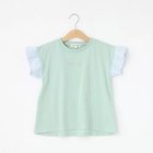 【シューラルー/SHOO LA RUE / KIDS】の【110-140cm】袖ストライプ使いデザインTシャツ ミントグリーン|ID: prp329100003926203 ipo3291000000029586567