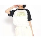 【ピンク ラテ/PINK-latte / KIDS】の【2点SET】シアーラグランTシャツ ブラック|ID: prp329100003927269 ipo3291000000029586580