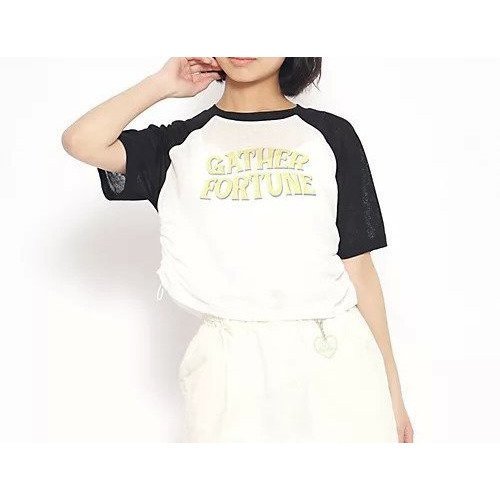 【ピンク ラテ/PINK-latte / KIDS】の【2点SET】シアーラグランTシャツ インテリア・キッズ・メンズ・レディースファッション・服の通販 founy(ファニー) 　ファッション　Fashion　キッズファッション　KIDS　S/S・春夏　Ss・Spring/Summer　おすすめ　Recommend　インナー　Inner　カーゴパンツ　Cargo Pants　コンパクト　Compact　シアー　Sheer　夏　Summer　春　Spring　ブラック|ID: prp329100003927269 ipo3291000000029586580