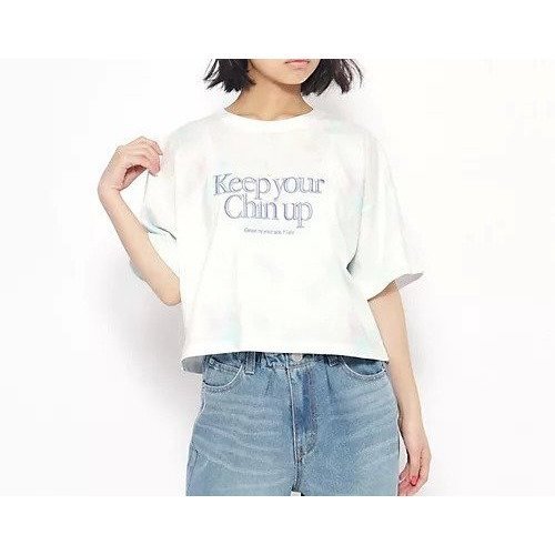 【ピンク ラテ/PINK-latte / KIDS】のタイダイ柄短丈Tシャツ インテリア・キッズ・メンズ・レディースファッション・服の通販 founy(ファニー) https://founy.com/ ファッション Fashion キッズファッション KIDS おすすめ Recommend カーゴパンツ Cargo Pants デニム Denim バランス Balance |ID: prp329100003927283 ipo3291000000029586680