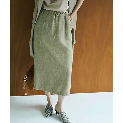 【マージュール/marjour】のKASURI TWEED NARROW SKIRT インテリア・キッズ・メンズ・レディースファッション・服の通販 founy(ファニー) https://founy.com/ ファッション Fashion レディースファッション WOMEN スカート Skirt ストレッチ Stretch スリット Slit セットアップ Set Up とろみ Thickness ツイード Tweed デニム Denim プリント Print ワイド Wide 夏 Summer |ID: prp329100003928009 ipo3291000000025945799