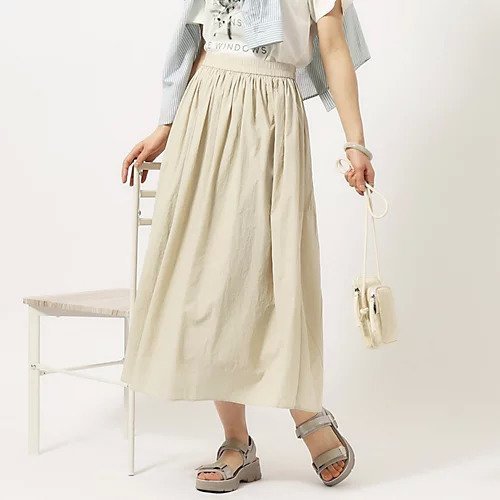 【シューラルー/SHOO LA RUE】の腰回りも自然にカバー ナイロンギャザースカート インテリア・キッズ・メンズ・レディースファッション・服の通販 founy(ファニー) https://founy.com/ ファッション Fashion レディースファッション WOMEN スカート Skirt おすすめ Recommend インナー Inner ギャザー Gather シンプル Simple スウェット Sweat スマート Smart ポケット Pocket 軽量 Lightweight |ID: prp329100003928011 ipo3291000000025945820