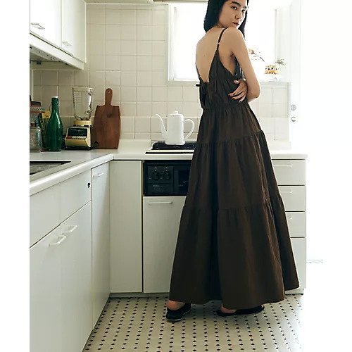 【マージュール/marjour】のCAMISOLE TIERED ONEPIECE 人気、トレンドファッション・服の通販 founy(ファニー) 　ファッション　Fashion　レディースファッション　Fashion for Women　インナー　Innerwear　カーディガン　Cardigan, Knitwear　キャミソール　Camisole, Spaghetti Strap Top　ギャザー　Gathered, Ruffled　シアー　Sheer, See-Through　ジャケット　Jacket, Outerwear　ストレッチ　Stretch, Stretchy Fabric　タンク　Tank Top, Sleeveless Top　ティアード　Tiered, Tiered Style　ティアードワンピース　Tiered Dress, Flared Dress　長袖　Long Sleeve, Full Sleeve　プレーン　Plain, Simple　半袖　Short Sleeve, Half Sleeve　リラックス　Relax, Relaxed Fit　 other-1|ID: prp329100003930454 ipo3291000000033062458