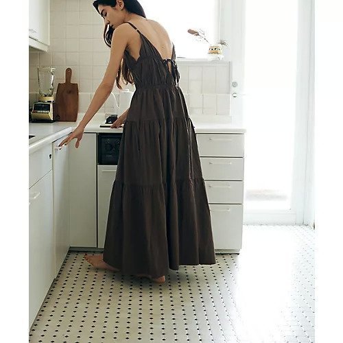 【マージュール/marjour】のCAMISOLE TIERED ONEPIECE 人気、トレンドファッション・服の通販 founy(ファニー) 　ファッション　Fashion　レディースファッション　Fashion for Women　インナー　Innerwear　カーディガン　Cardigan, Knitwear　キャミソール　Camisole, Spaghetti Strap Top　ギャザー　Gathered, Ruffled　シアー　Sheer, See-Through　ジャケット　Jacket, Outerwear　ストレッチ　Stretch, Stretchy Fabric　タンク　Tank Top, Sleeveless Top　ティアード　Tiered, Tiered Style　ティアードワンピース　Tiered Dress, Flared Dress　長袖　Long Sleeve, Full Sleeve　プレーン　Plain, Simple　半袖　Short Sleeve, Half Sleeve　リラックス　Relax, Relaxed Fit　other-2|ID: prp329100003930454 ipo3291000000033062461