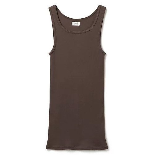 【シオタ/CIOTA】のRibbed Tank Top インテリア・キッズ・メンズ・レディースファッション・服の通販 founy(ファニー) https://founy.com/ ファッション Fashion レディースファッション WOMEN ワンピース Dress ストレッチ Stretch タンク Tank テレコ Tereko フィット Fit |ID: prp329100003934434 ipo3291000000027523343