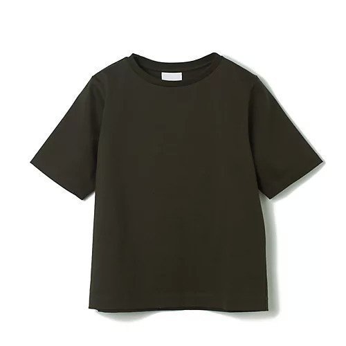 【エクラ/eclat】の【宮崎桃代さん別注】コンパクトTシャツ インテリア・キッズ・メンズ・レディースファッション・服の通販 founy(ファニー) 　ファッション　Fashion　レディースファッション　Ladies' Fashion Online　トップス・カットソー　Tops/Tshirt　シャツ/ブラウス　Shirts/Blouses　ロング / Tシャツ　T-Shirts　コンパクト　Compact　スポーツ　Sports　フェミニン　Feminine　別注　Special Order　洗える　Washable　ダークブラウン|ID: prp329100003934441 ipo3291000000031252753