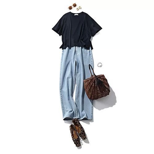 【イーバイエクラ/E by eclat】のボクシーTシャツ 人気、トレンドファッション・服の通販 founy(ファニー) 　ファッション　Fashion　レディースファッション　Ladies' Fashion Online　トップス・カットソー　Tops/Tshirt　シャツ/ブラウス　Shirts/Blouses　ロング / Tシャツ　T-Shirts　なめらか　Smooth　スリット　Slit　洗える　Washable　other-3|ID: prp329100003934443 ipo3291000000031302809